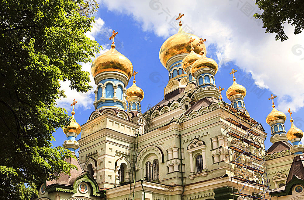 乌克兰教堂风景图片
