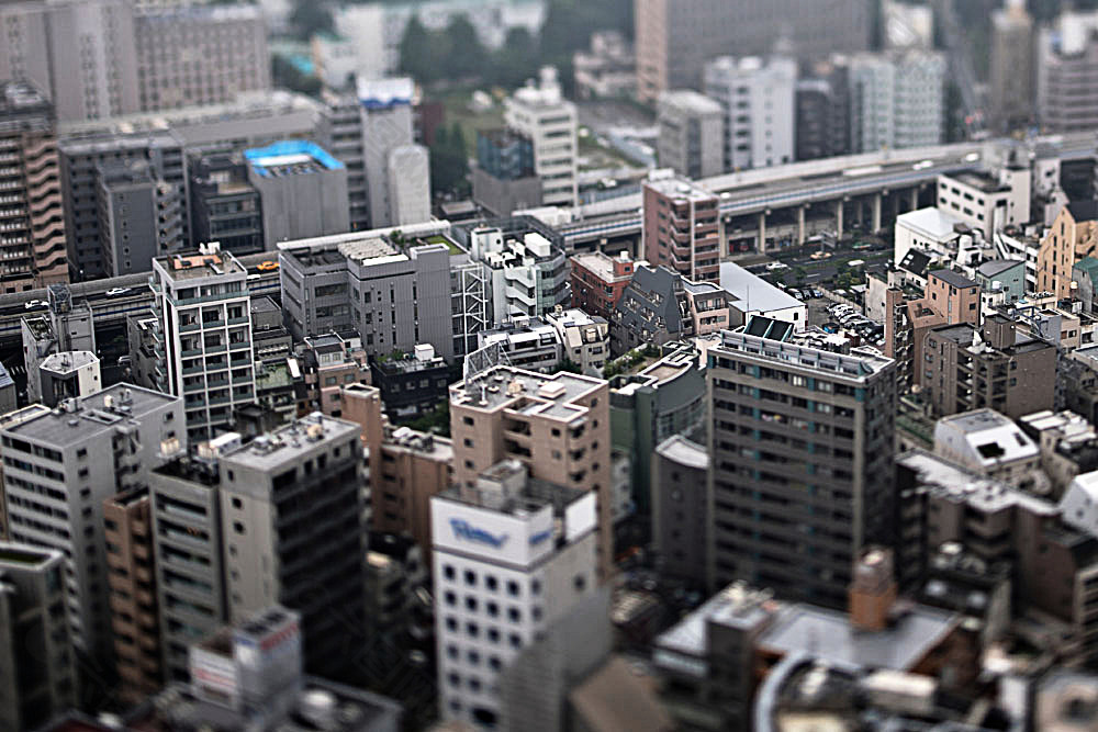 城市鸟瞰风景