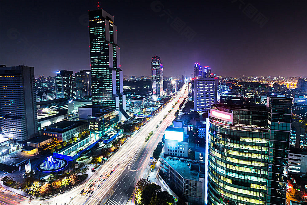 美丽城市夜景