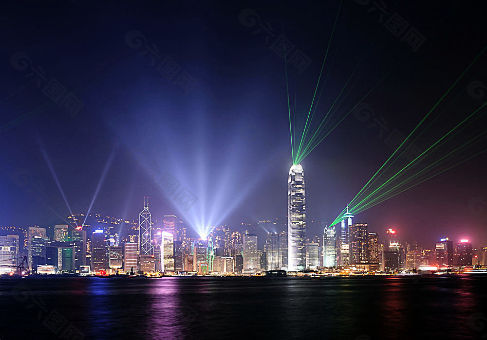 香港城市夜景图片图片