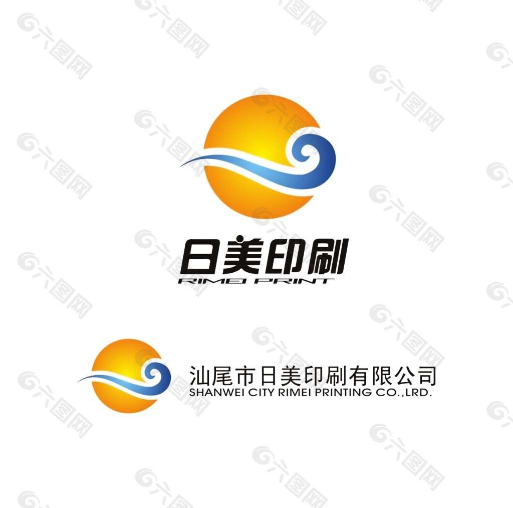 日美印刷logo