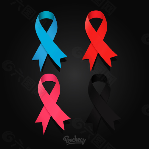 艾滋病宣传红丝带