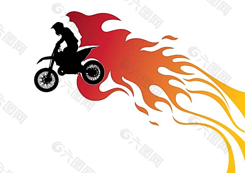 摩托车火焰