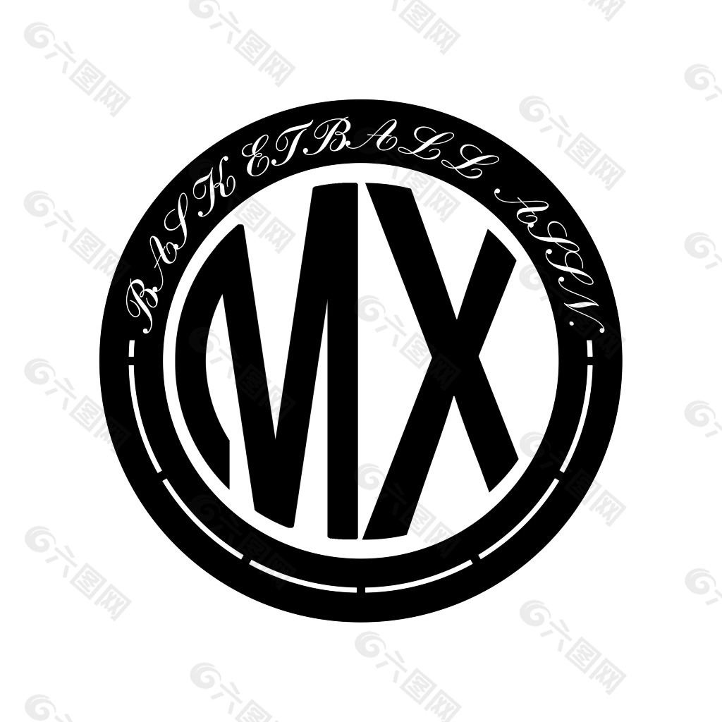 MX篮球社团图标 徽章