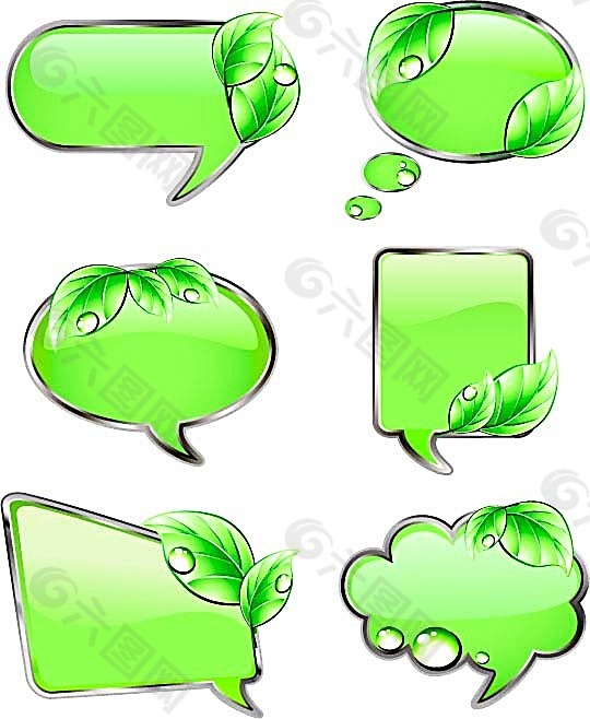 绿色植物对话框