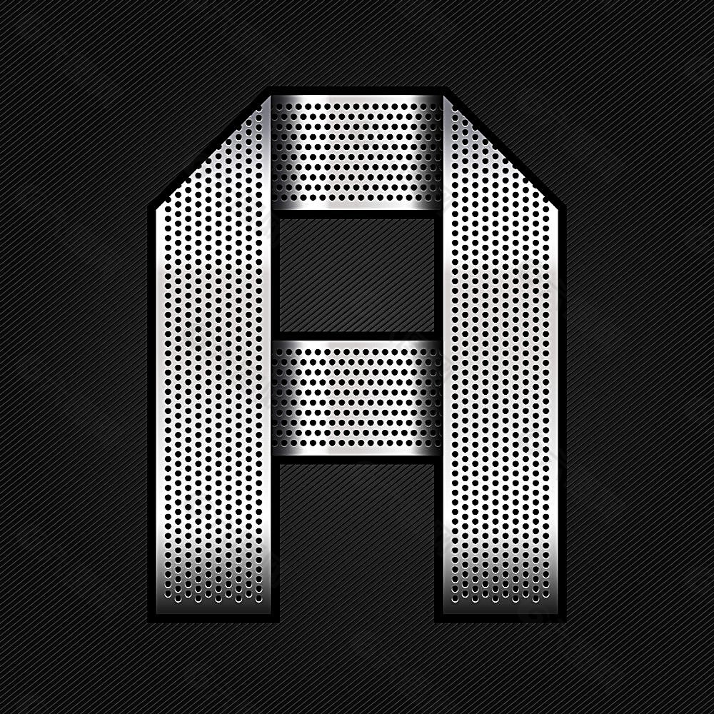 金属字A素材