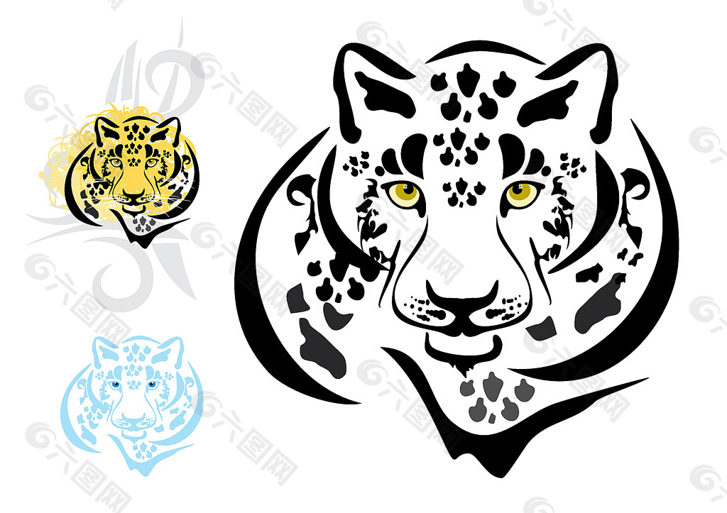 豹子纹身图案
