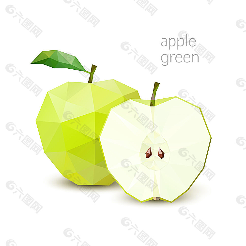 创意卡通青苹果