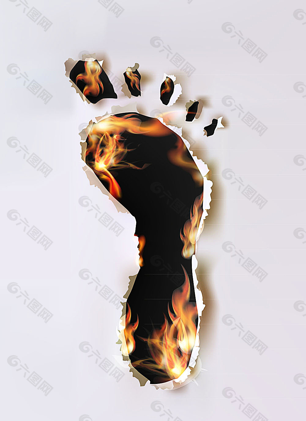 燃烧的脚板