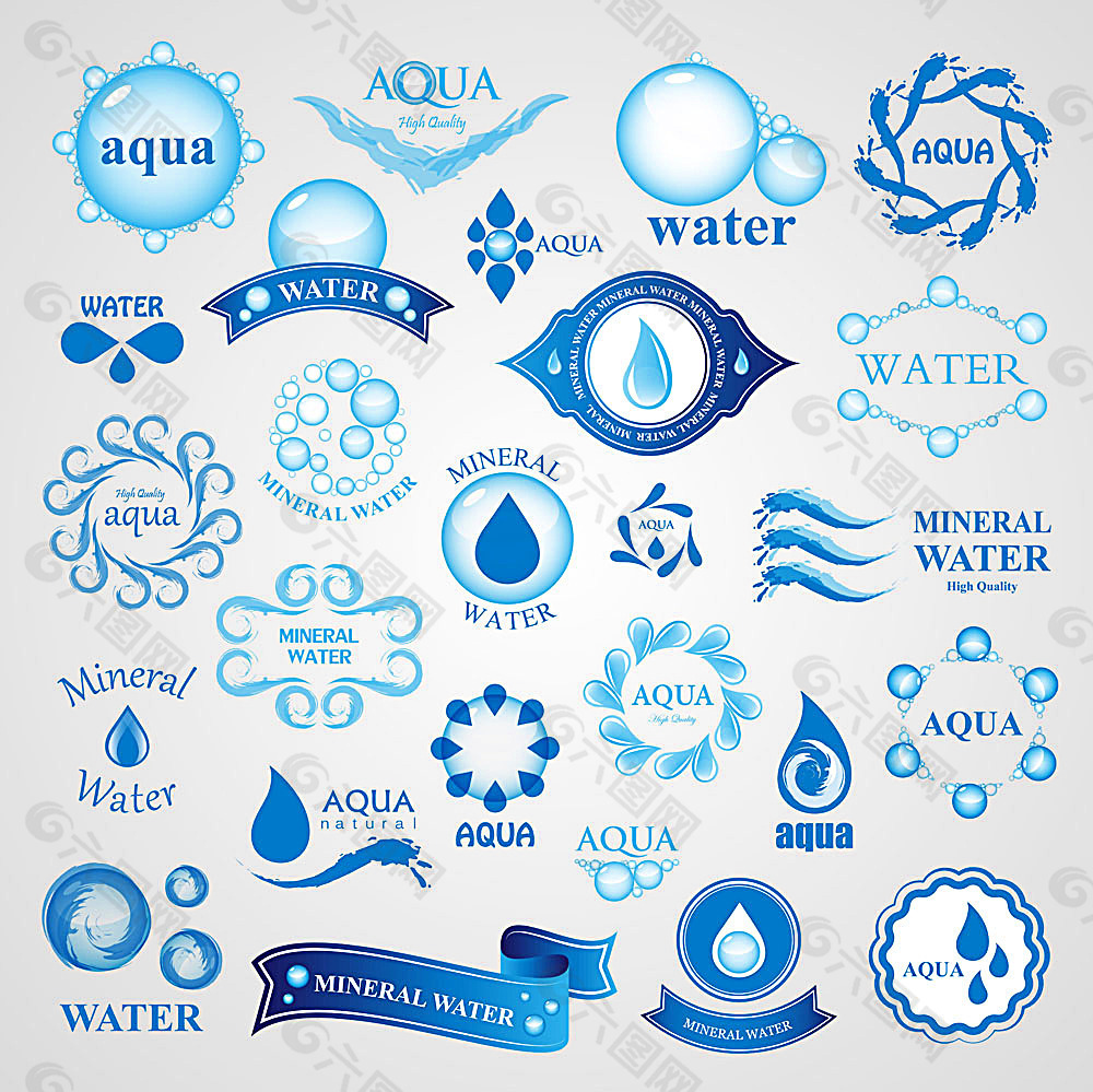 水滴图标标志