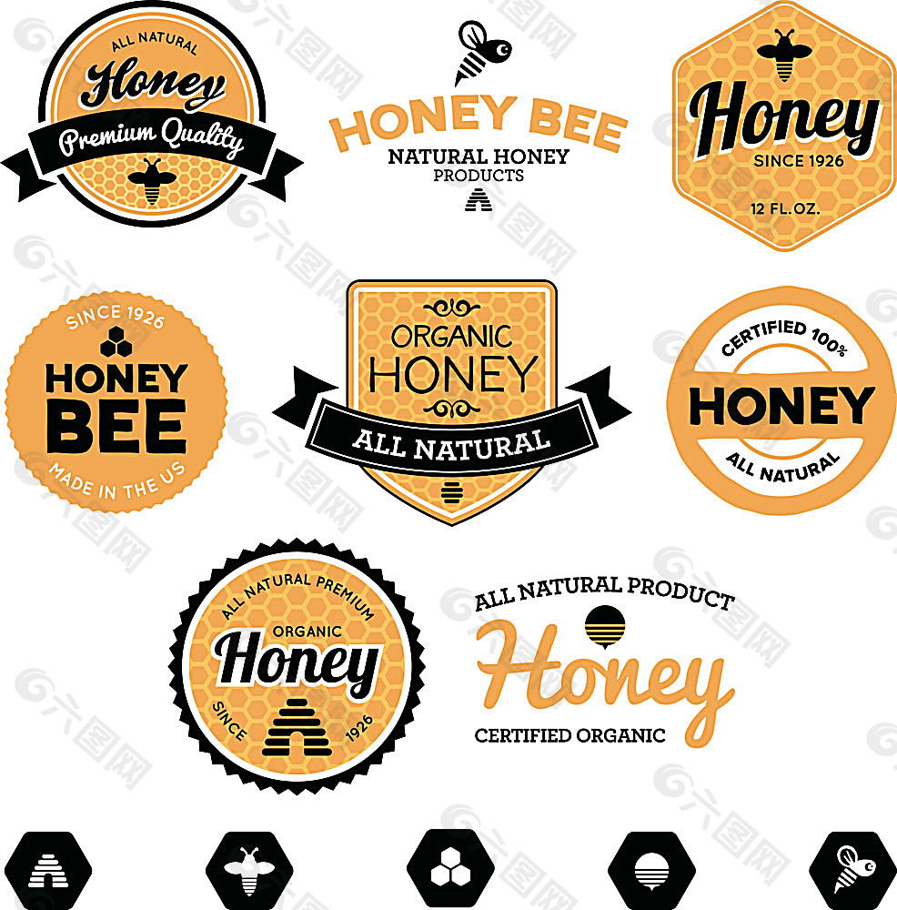 蜂蜜标贴