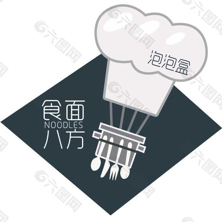 方便面面条logo