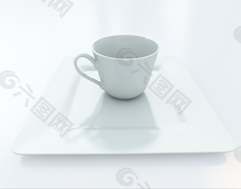 茶杯模型图
