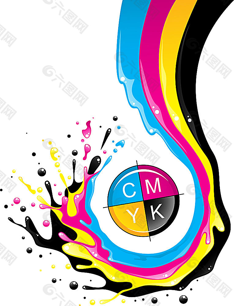 CMYK四色素材
