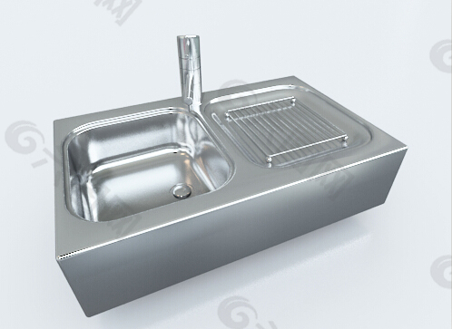 金属水槽水龙头3d模型