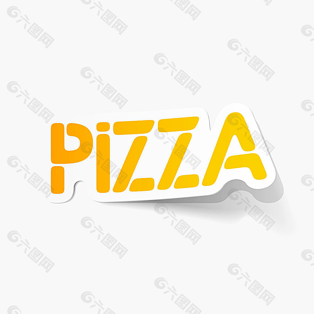 披萨标签