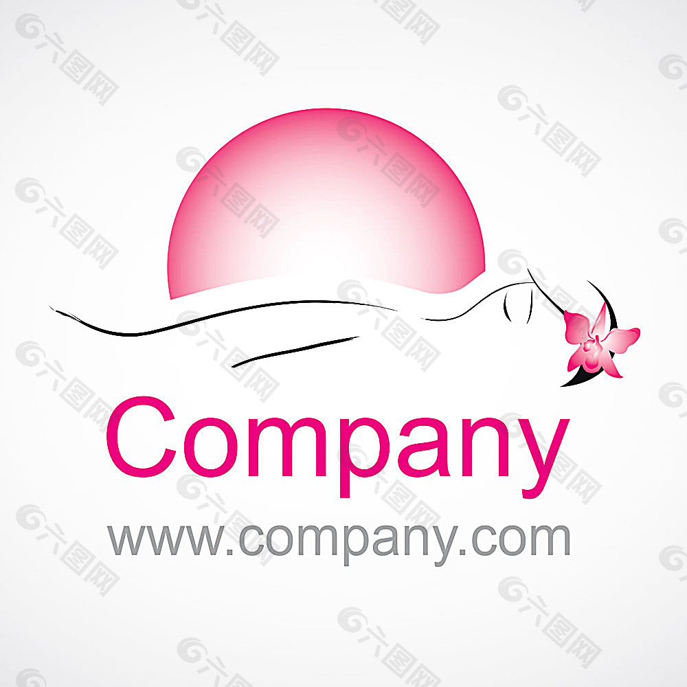 太阳花朵logo