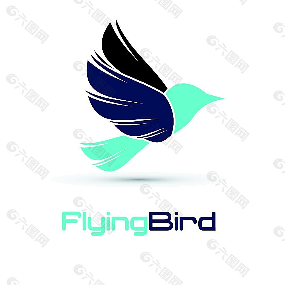 卡通小鸟logo设计