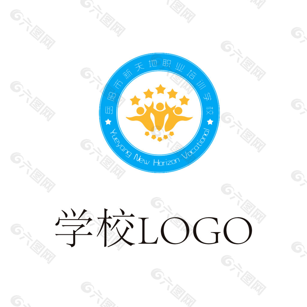 学校logo