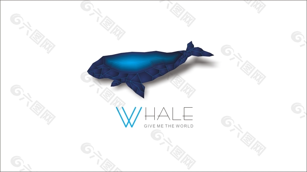 蓝鲸LOGO设计CDR下载