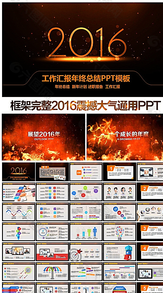 2016计划总结PPT
