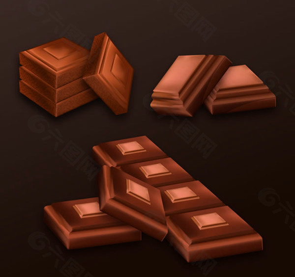 美味巧克力设计矢量素材下载