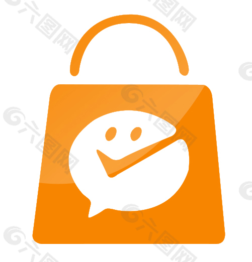 商城logo 橙黄色logo