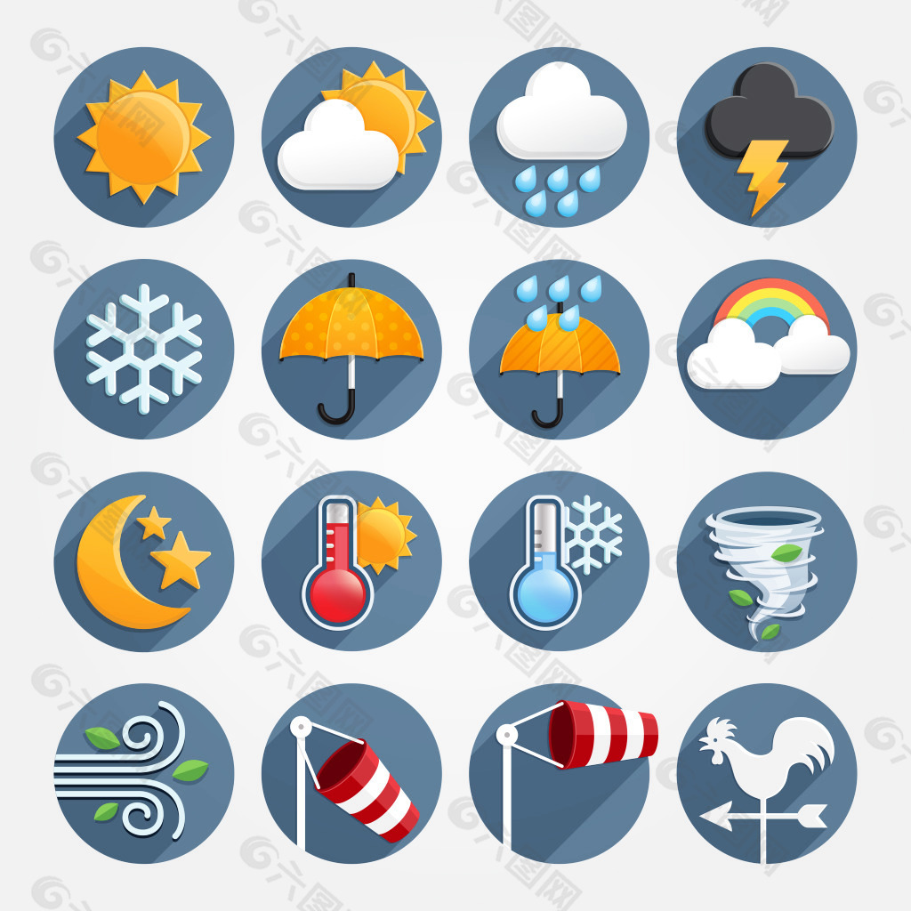 天气icon|UI|图标|DPOOL - 原创作品 - 站酷 (ZCOOL)