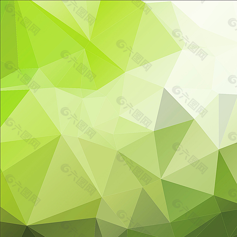 绿色几何图片