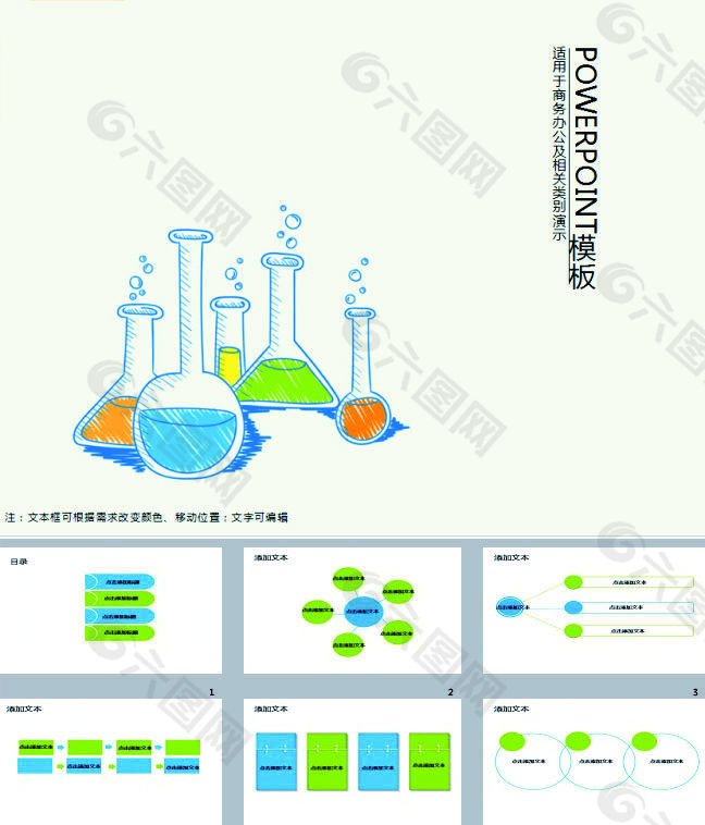 化学科学研究ppt模板