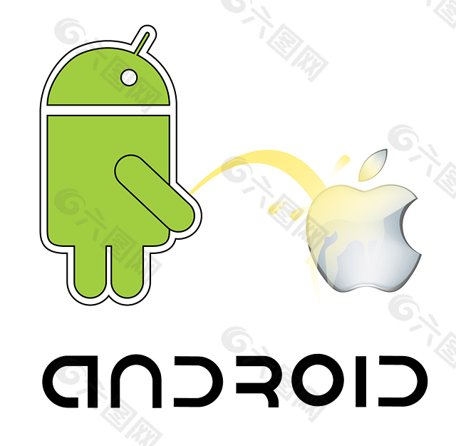 Android vs 苹果矢量资源