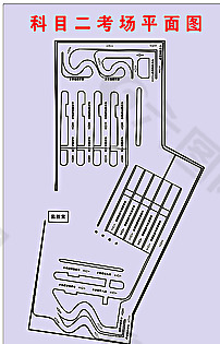 科目二考场平面图图片