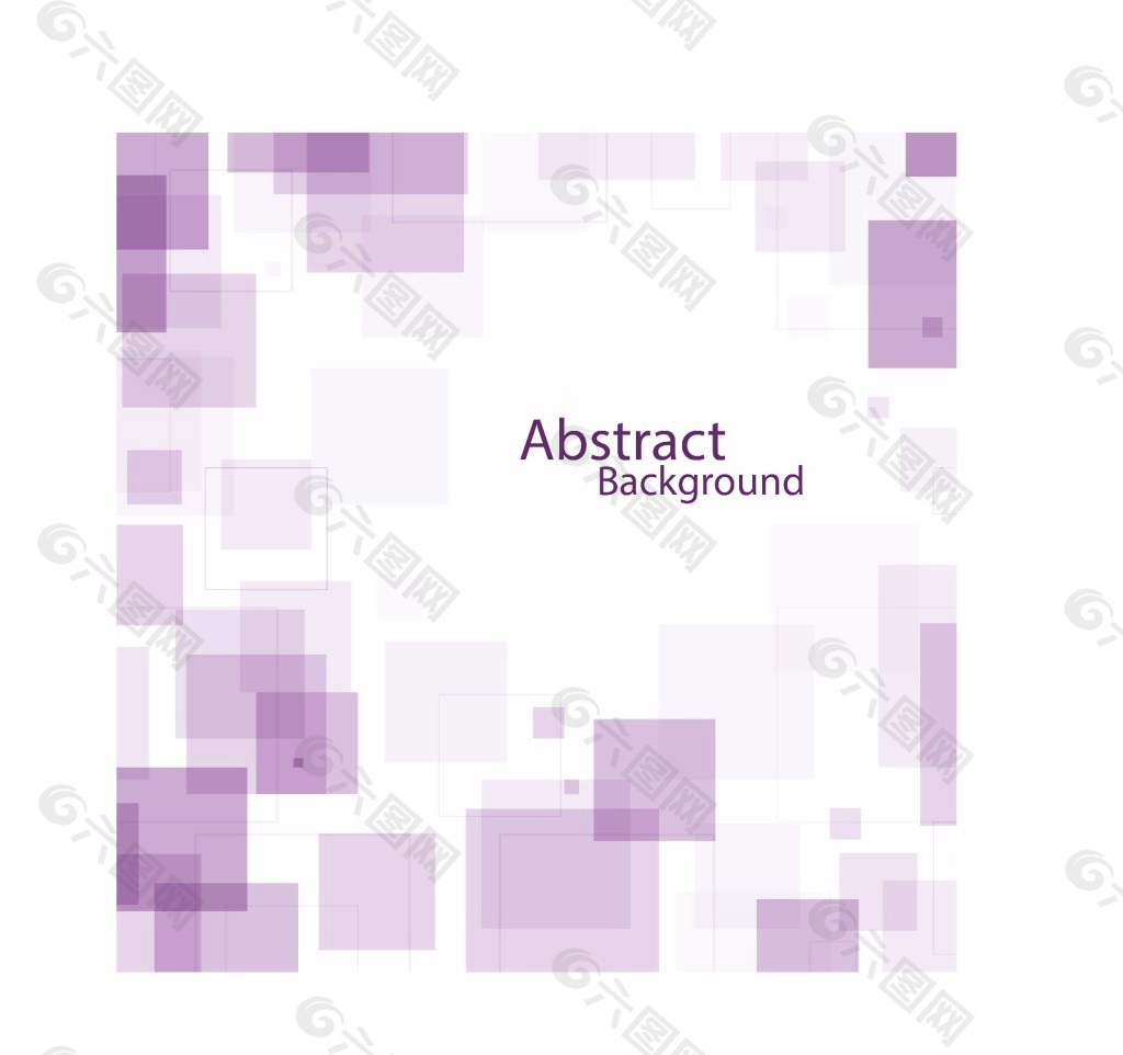 紫色矢量方框背景