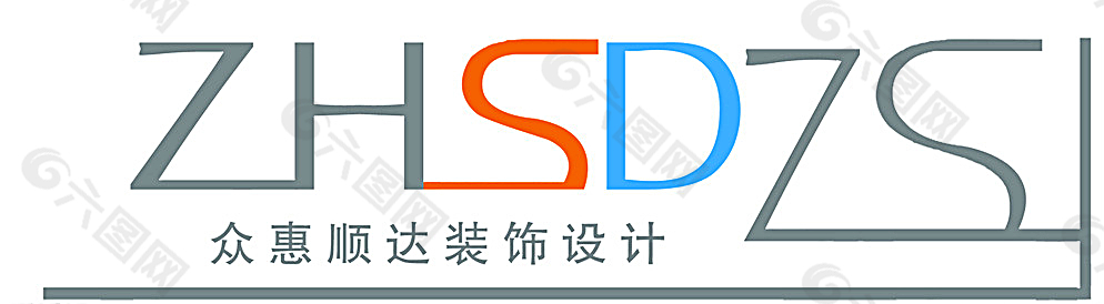 众惠顺达装饰设计logo图片