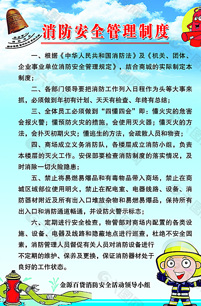 消防安全管理制度图片