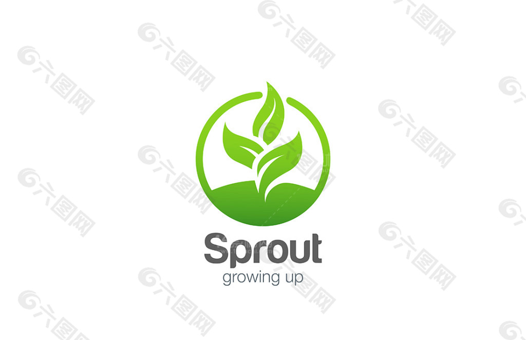 绿色logo设计