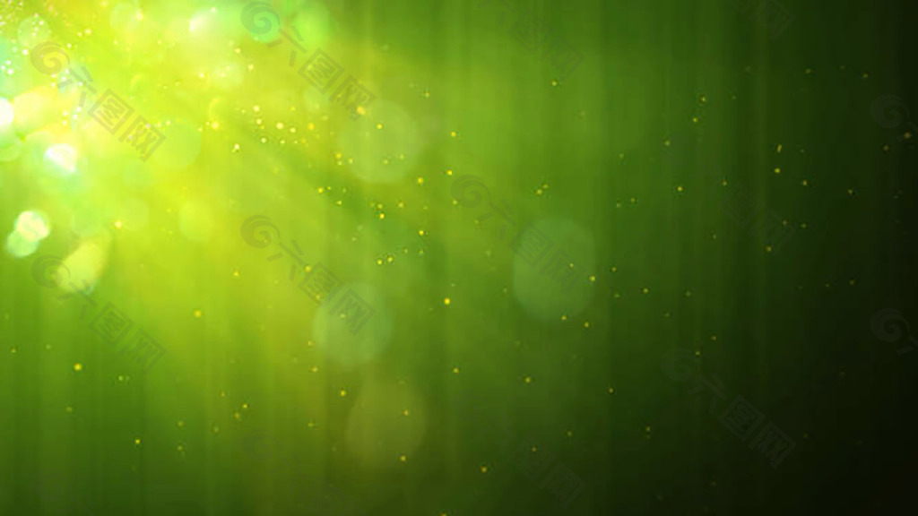绿色的粒子光斑背景素材