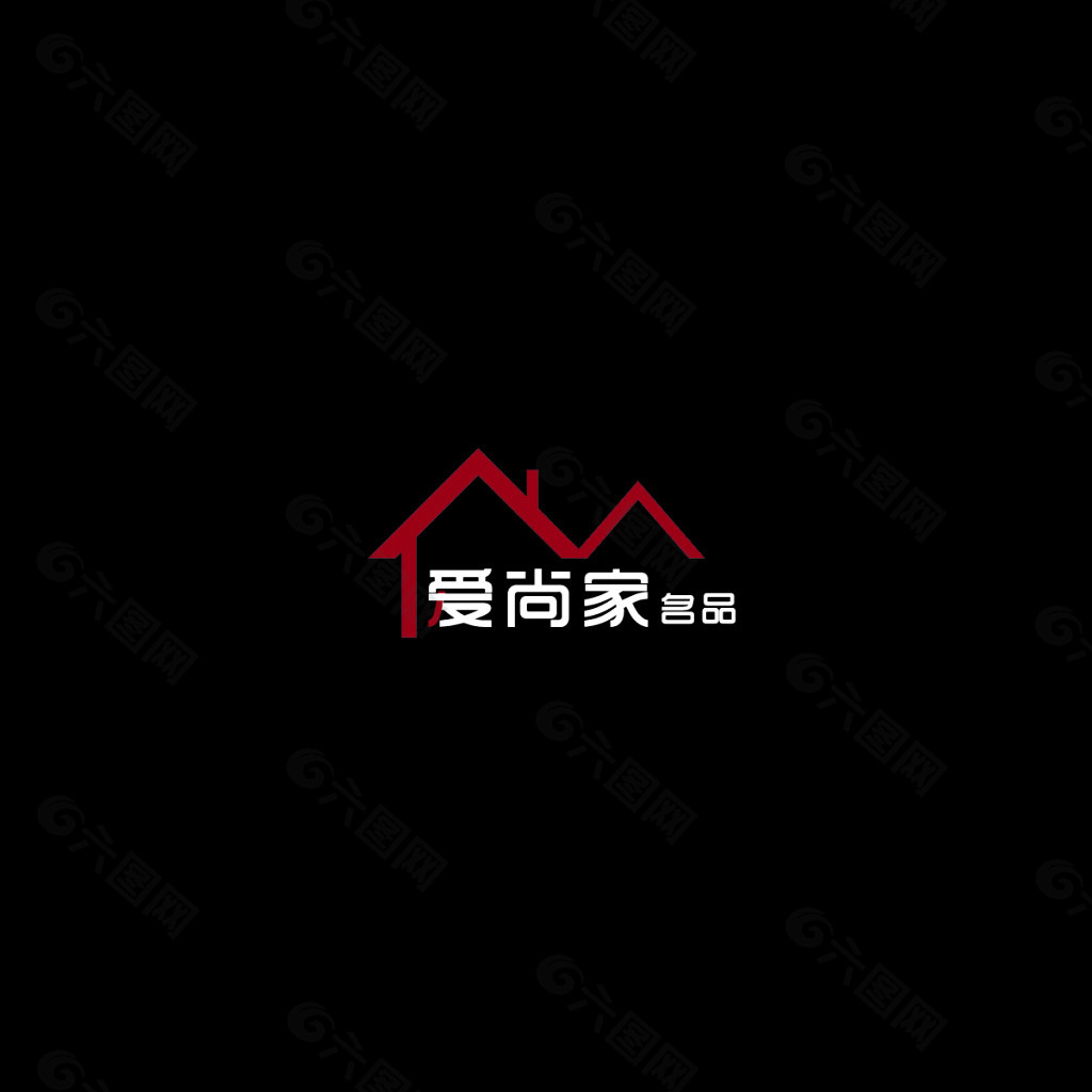 爱尚家logo设计