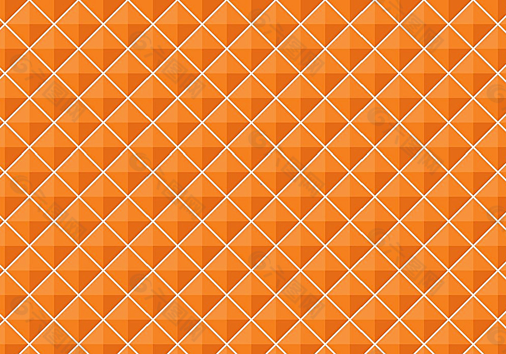 菱形方格 橙色图片