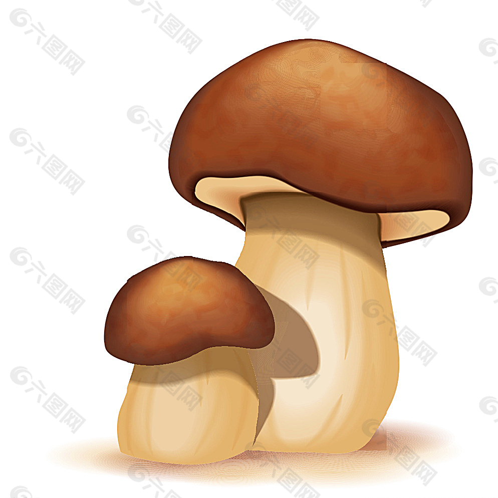 卡通蘑菇矢量图片