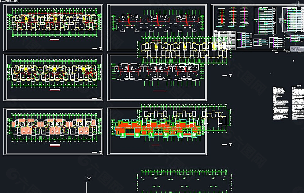 六层住宅楼电气施工图图片