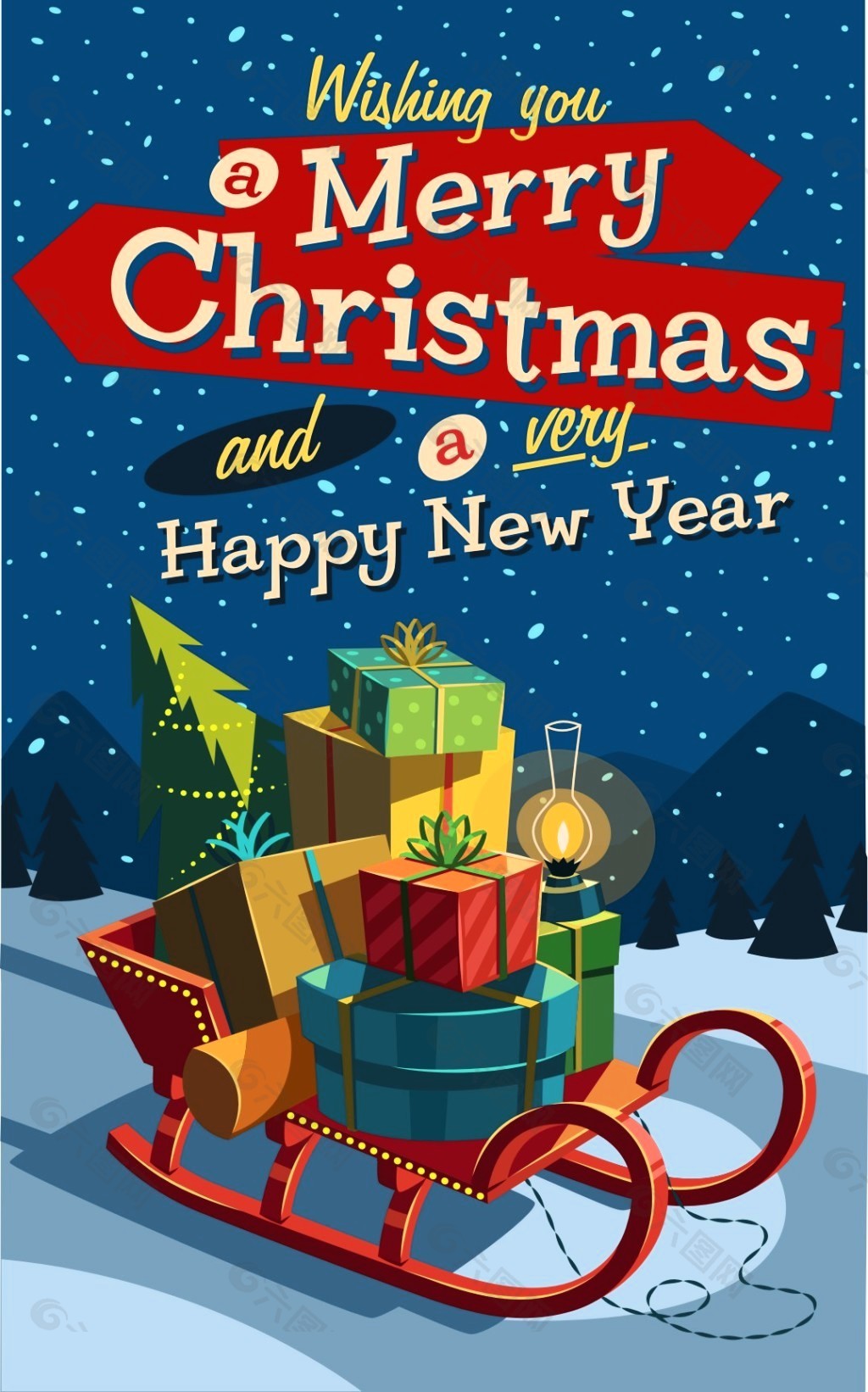 精美圣诞海报矢量素材平面广告素材免费下载(图片编号:6172957)