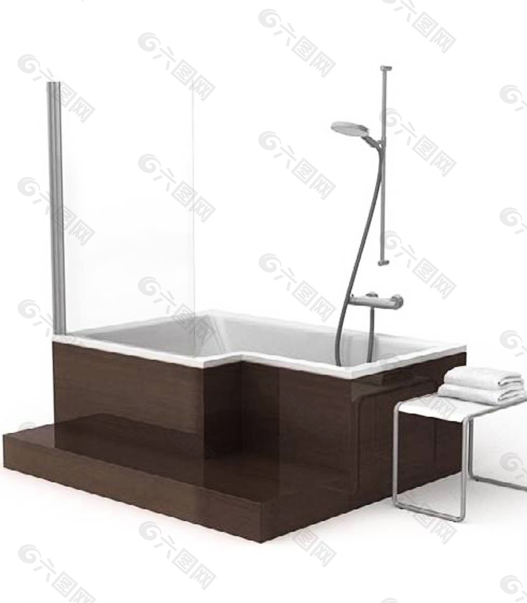 3dl型浴缸模型