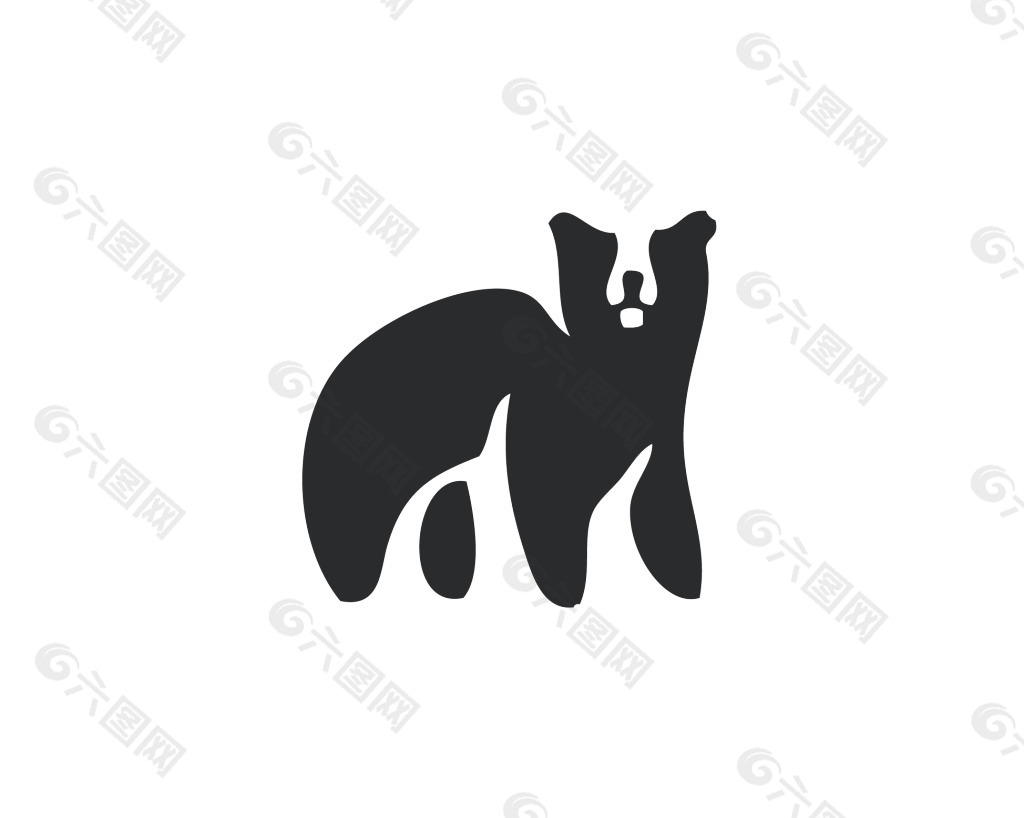 狗熊图标标志