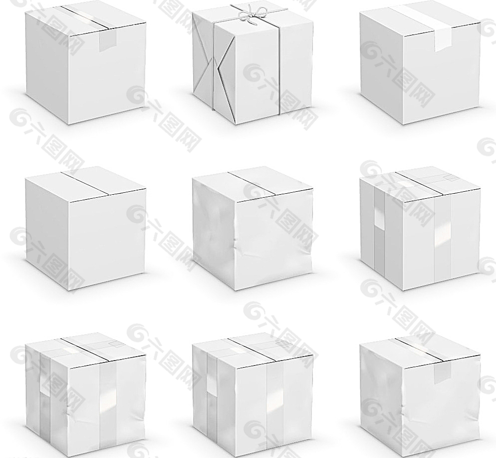 空白包装盒图片