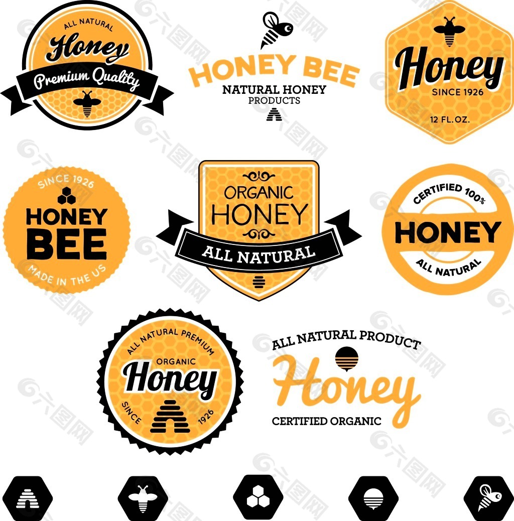 蜂蜜食品图标