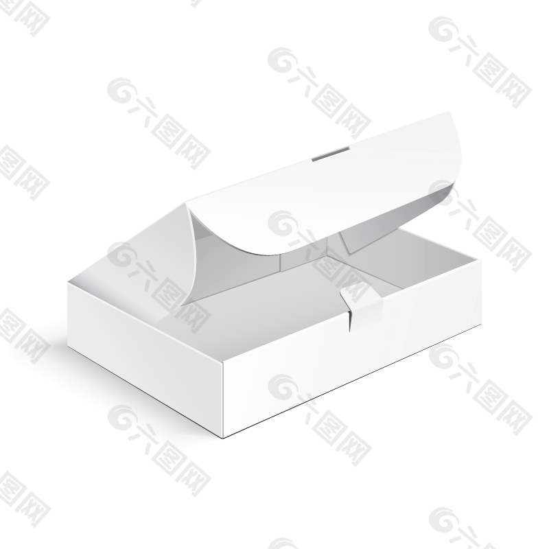 白色包装纸盒设计