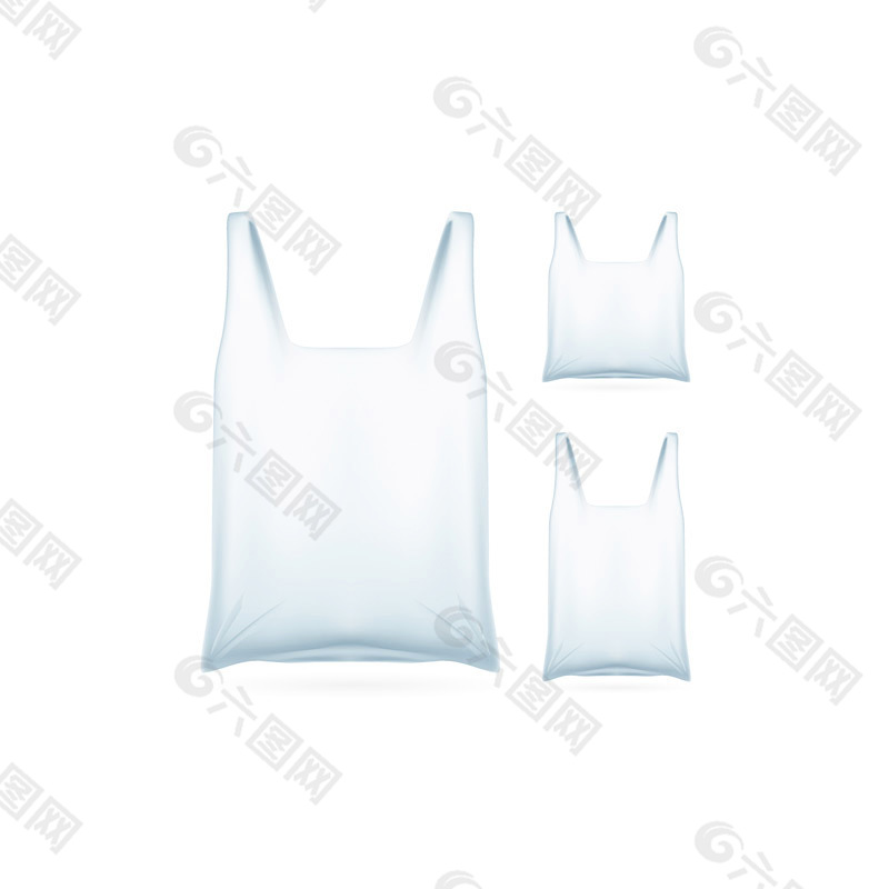 白色塑料袋设计
