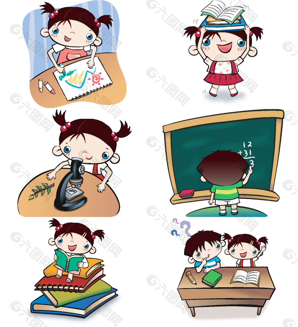 孩子的学校生活平面广告素材免费下载(图片编号:6194994)