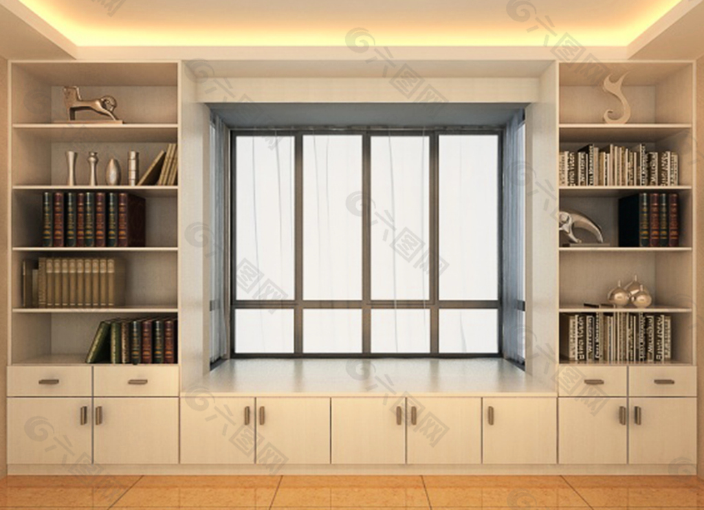 储物柜,家具设计,书柜